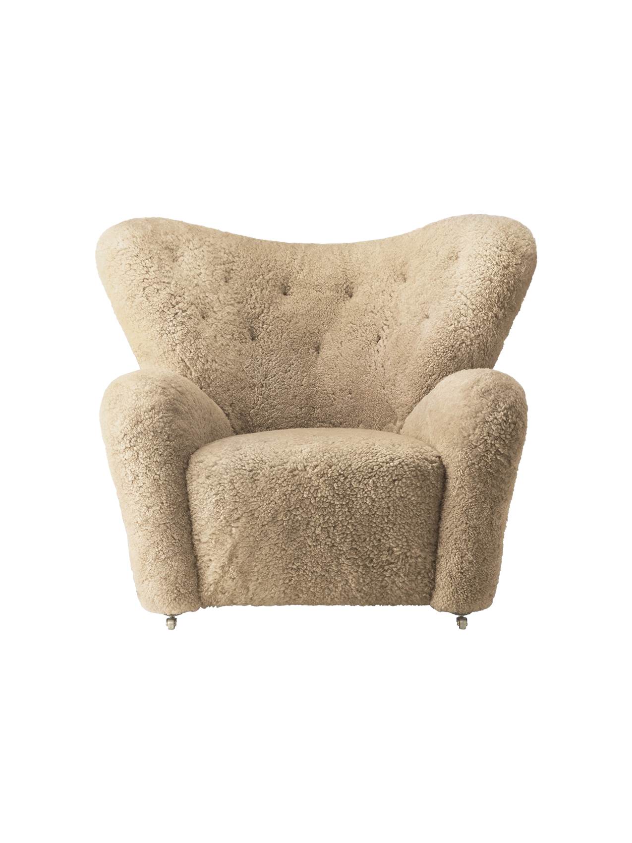 The Tired Man Lounge Chair, Sheepskin
