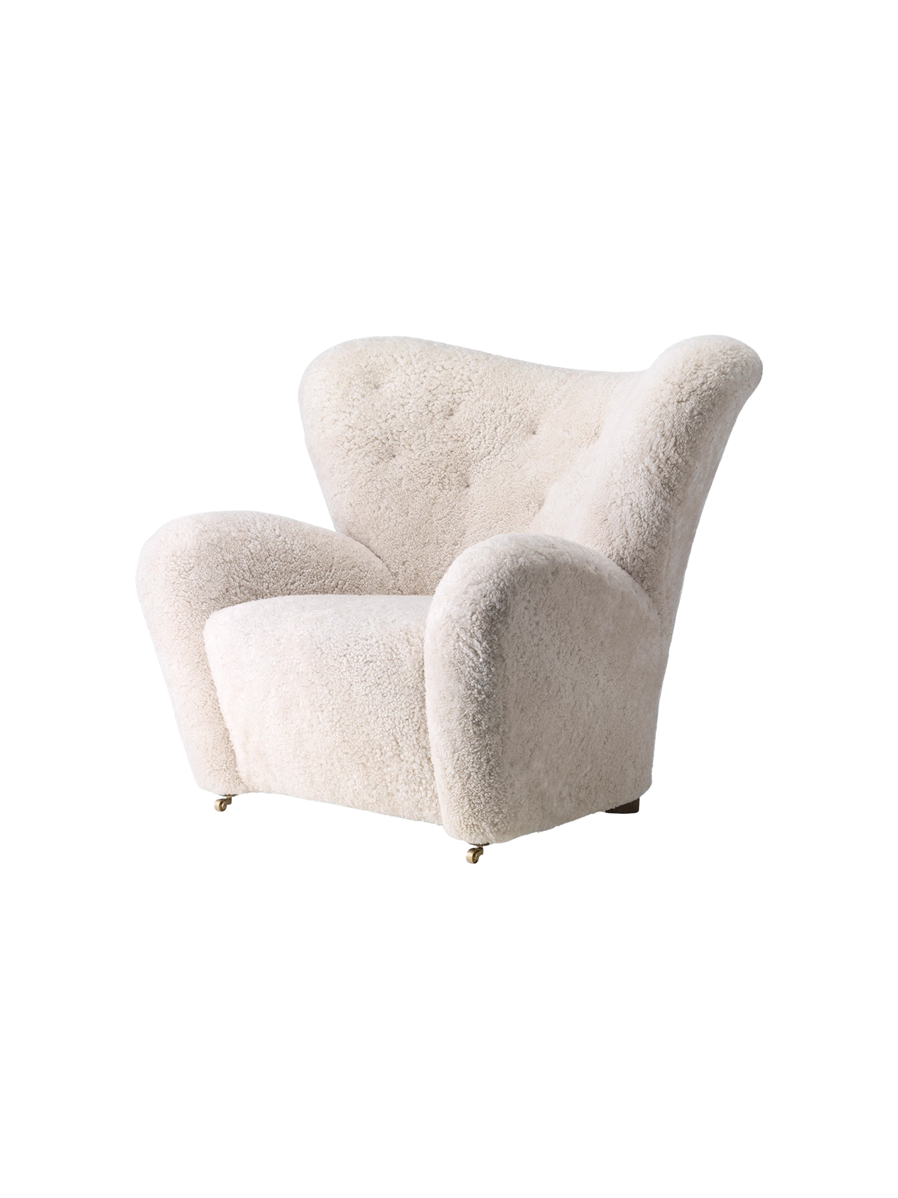 The Tired Man Lounge Chair, Sheepskin
