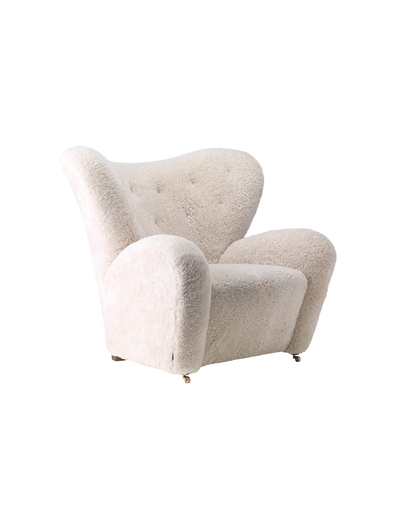 The Tired Man Lounge Chair, Sheepskin