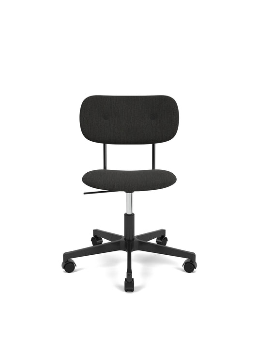 Co Task Chair, Fully Upholstered, Black base