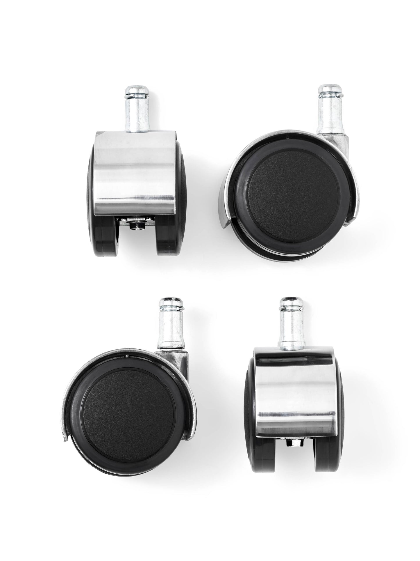 Harbour Chair, Castors for Star Base, Polished Aluminium