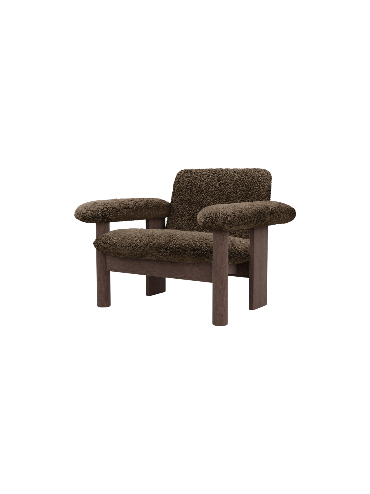 Brasilia Lounge Chair, Low Back, Sheepskin