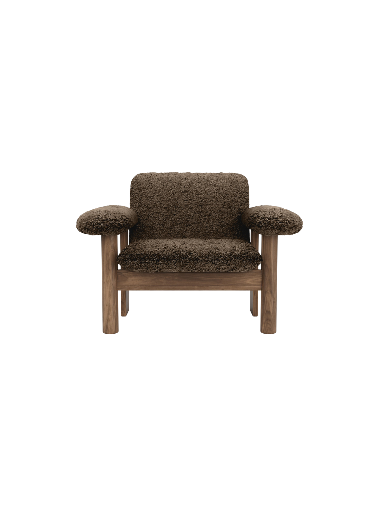 Brasilia Lounge Chair, Low Back, Sheepskin