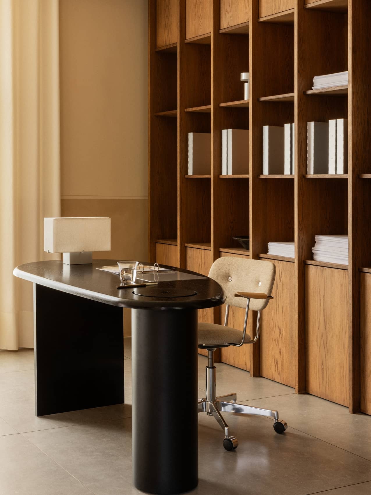 The Eclipse Desk | Unique oak desk | By Fred Rigby