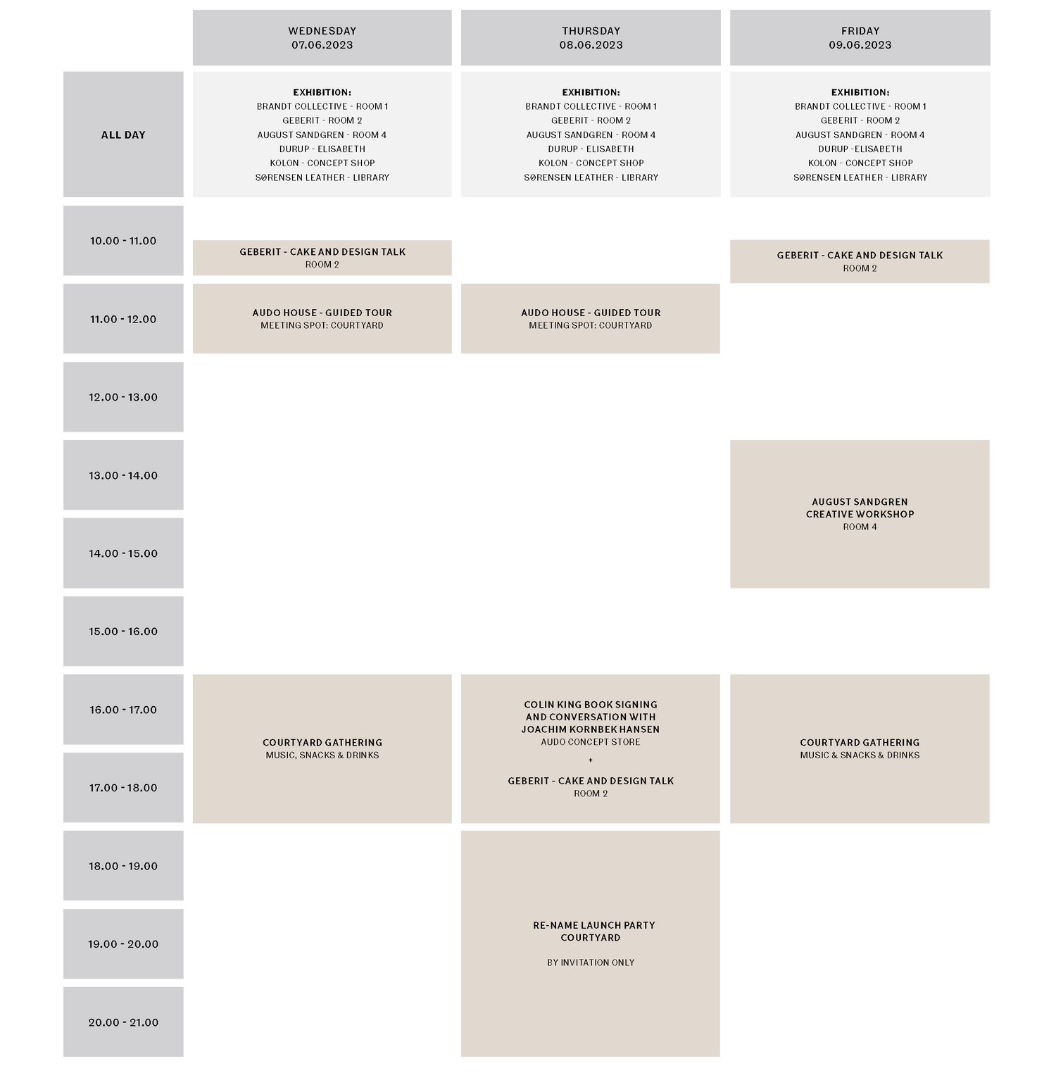 3days of design program