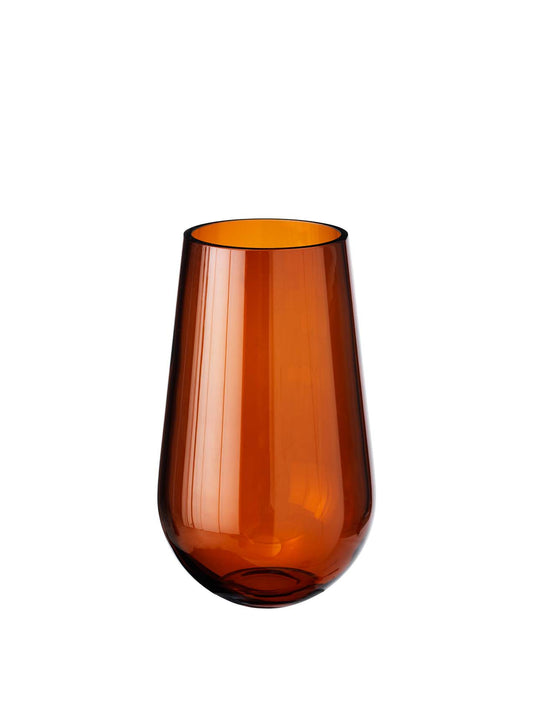 Echasse Vase S, Amber - Glass Part