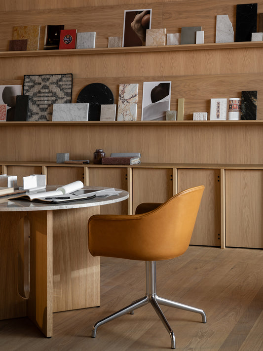 Harbour Dining Chair, Polished Aluminium Star Base