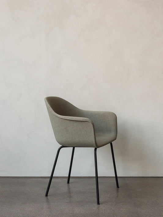 Harbour Dining Chair, Black Steel Base