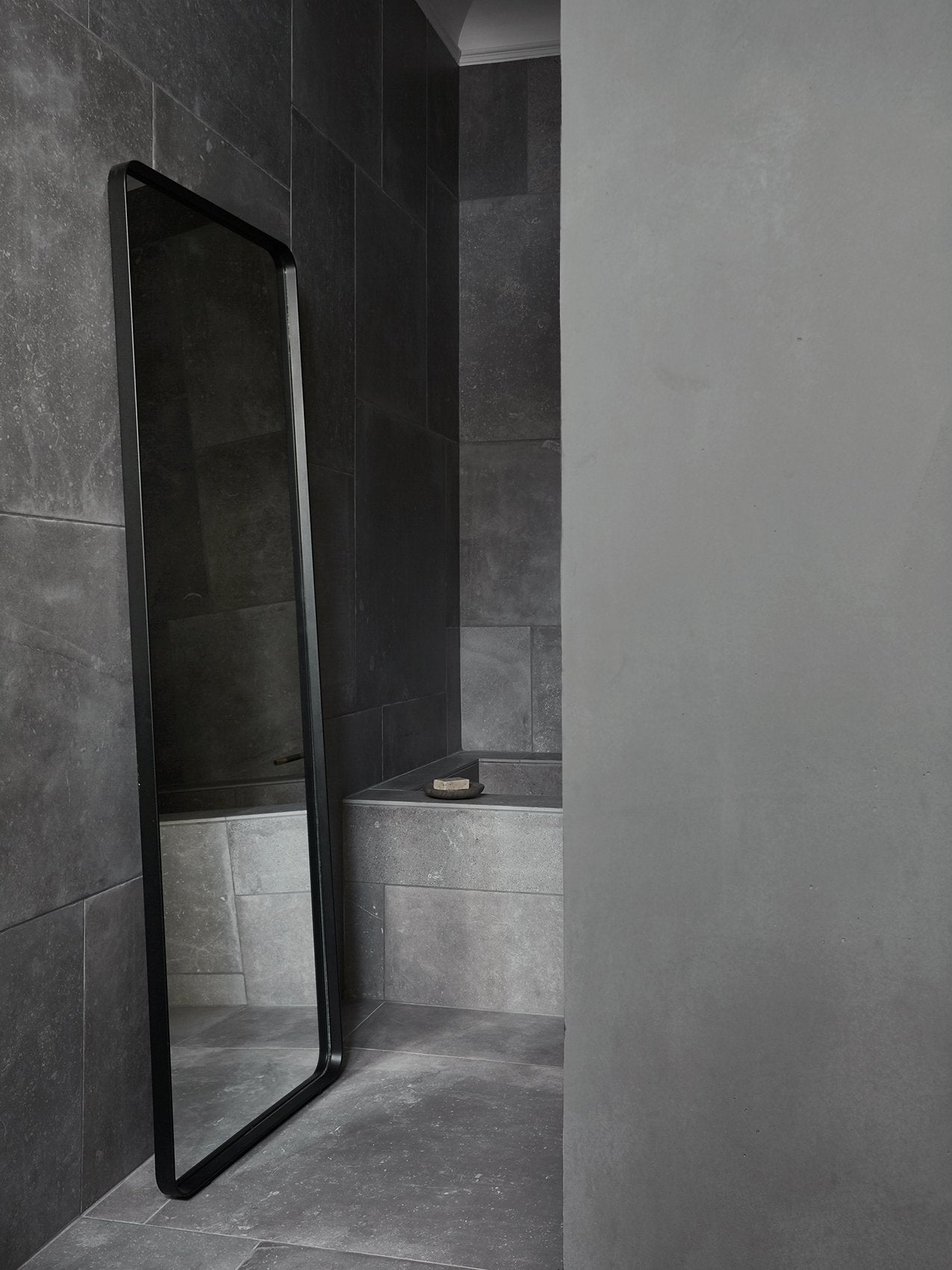 Bath Floor Mirror, Rectangular-Floor Mirror-Norm Architects-menu-minimalist-modern-danish-design-home-decor