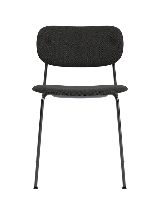Co Dining Chair, fully upholstered, Black