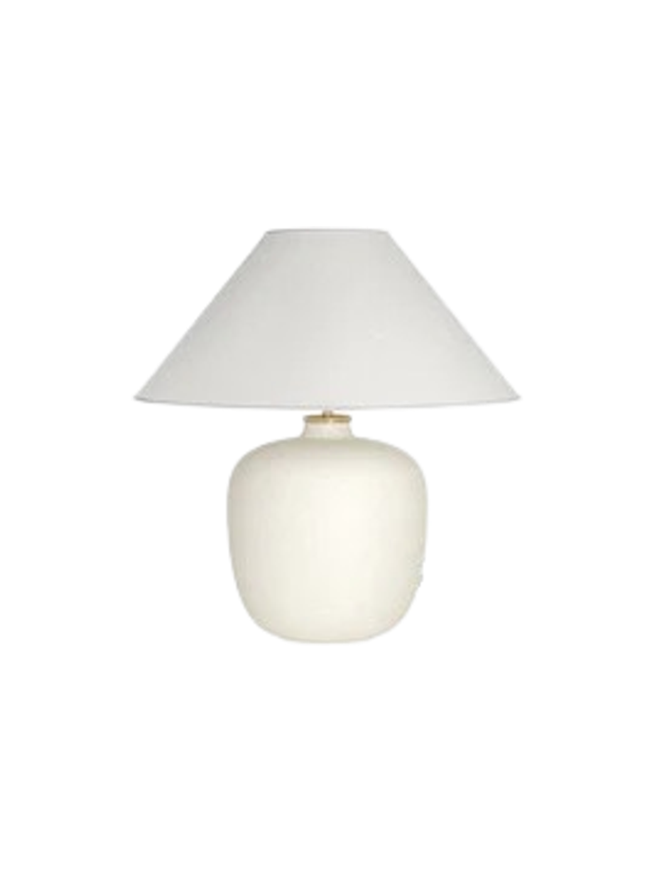 Torso Table Lamp, Off White, 37