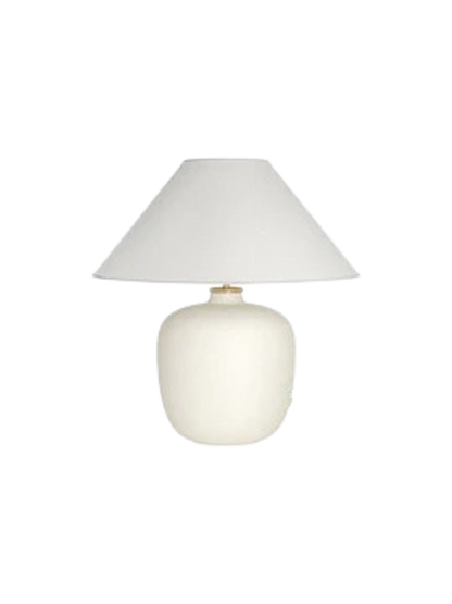 Torso Table Lamp, Off White, 37