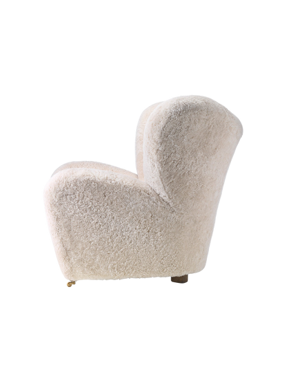 The Tired Man Lounge Chair, Sheepskin