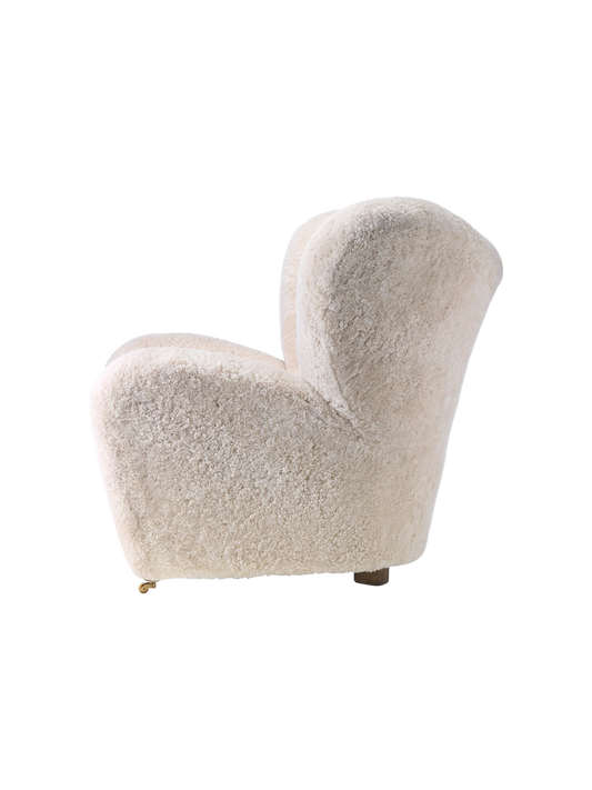 The Tired Man Lounge Chair, Sheepskin