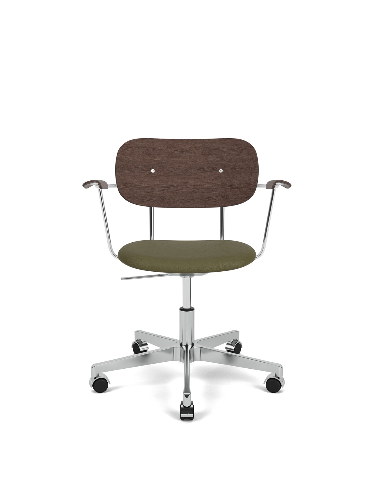 Co Task Chair, Seat Upholstered w/armrest, Aluminium base