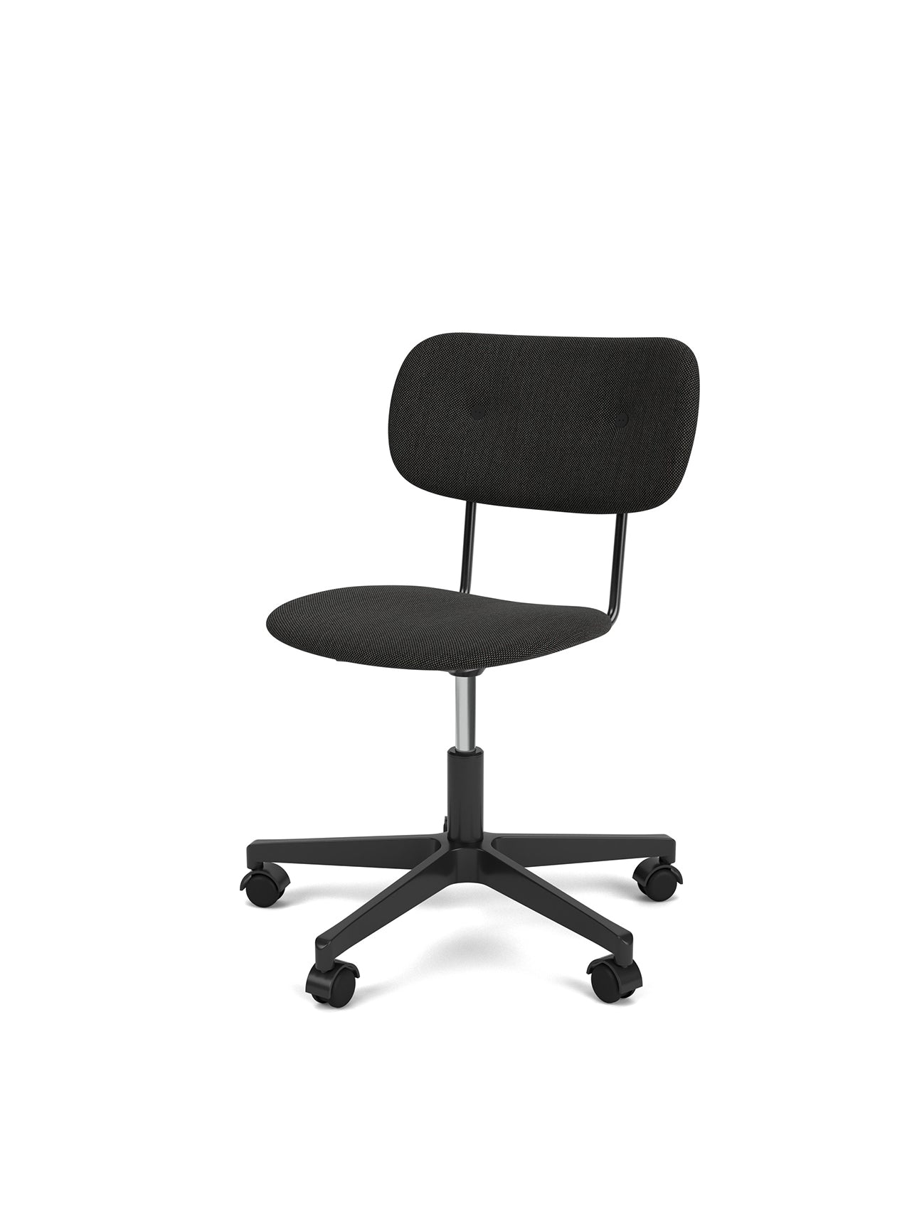 Co Task Chair, Fully Upholstered, Black base