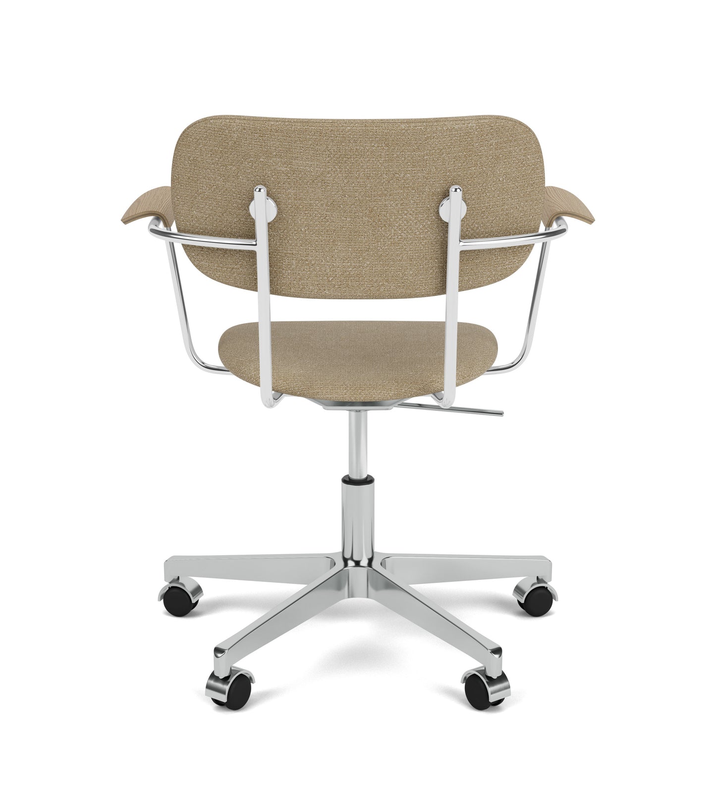 Co Task Chair, Fully Upholstered w/armrest, Aluminium base