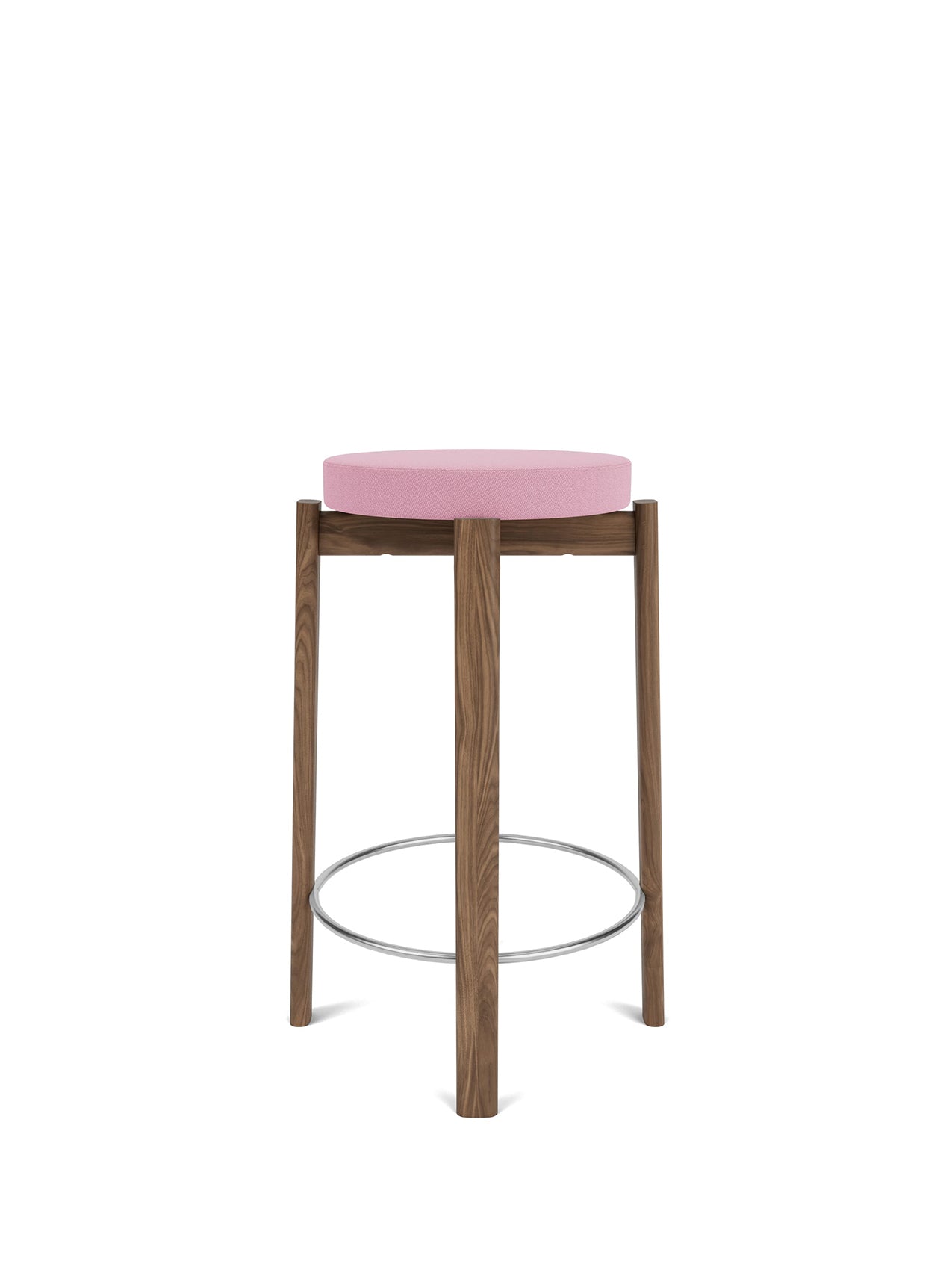 Passage Counter Stool, Upholstered Seat
