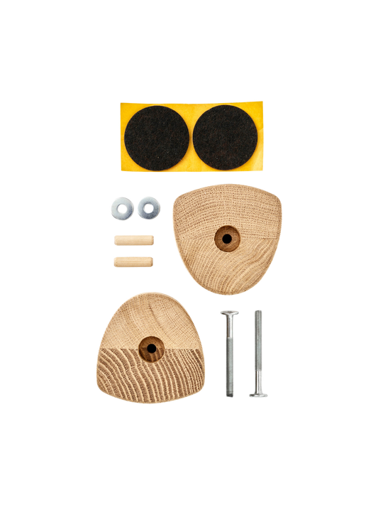 Tired Man, Hind Legs, Natural Oak
