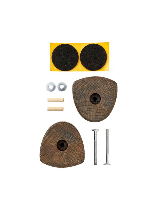 Tired Man, Hind Legs, Dark Stained Oak