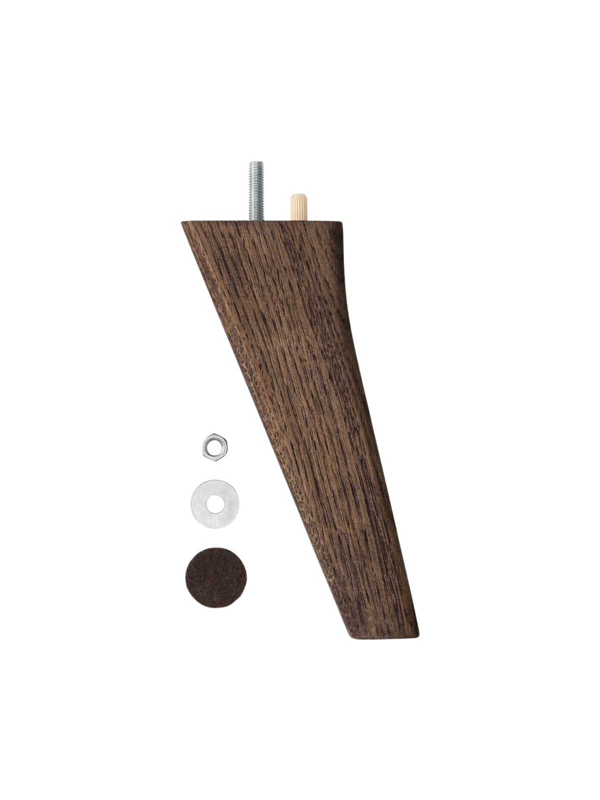 Spare Hind Leg in Dark Stained Oak for Ingeborg