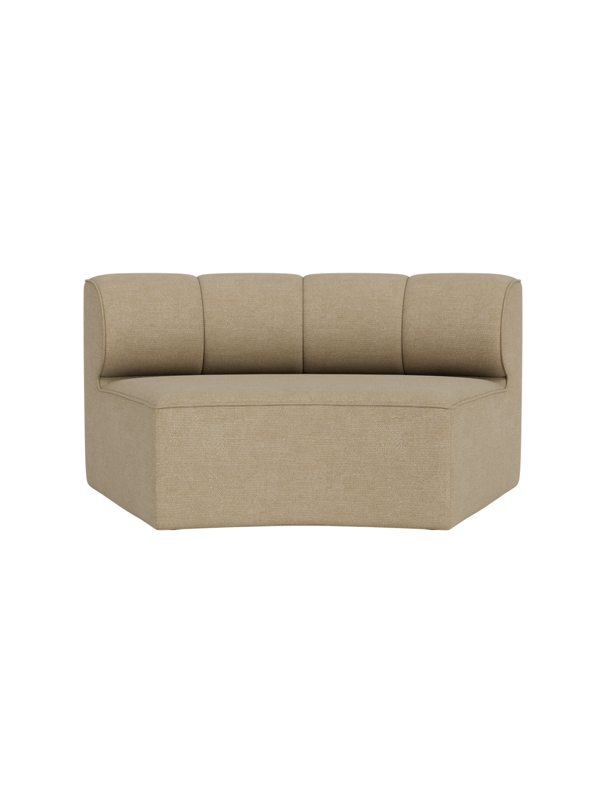 Eave Seamline Modular Sofa, 86, Concave, Open Section