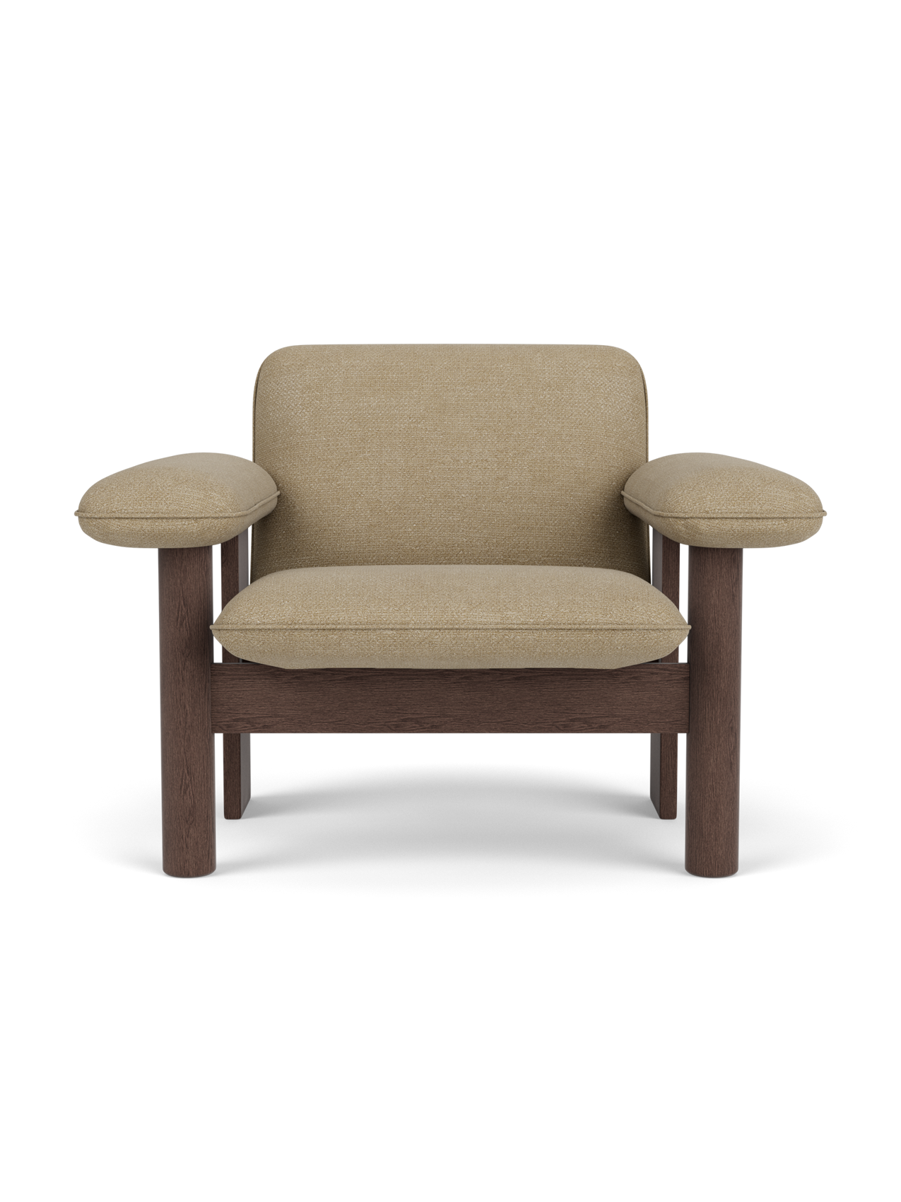 Brasilia Lounge Chair, Low Back, Textile