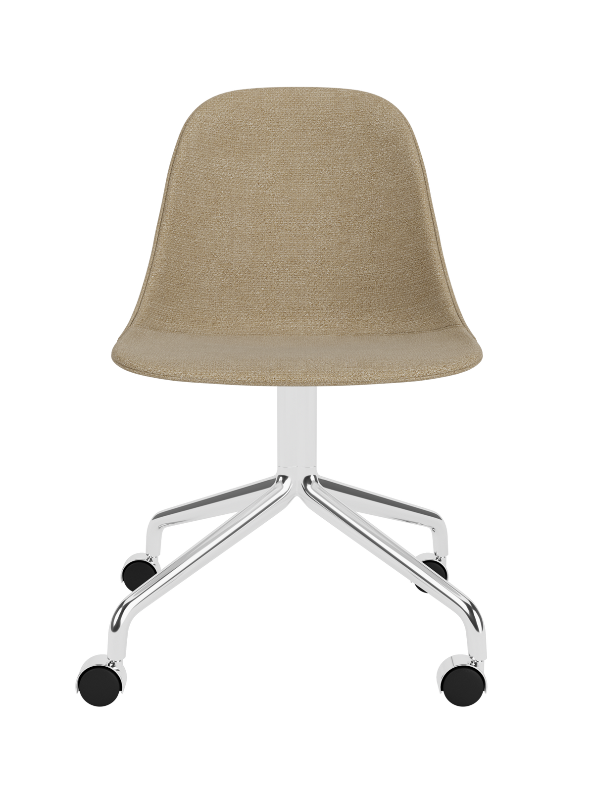 Harbour Side Dining Chair, Polished Aluminium Star Base w/Casters