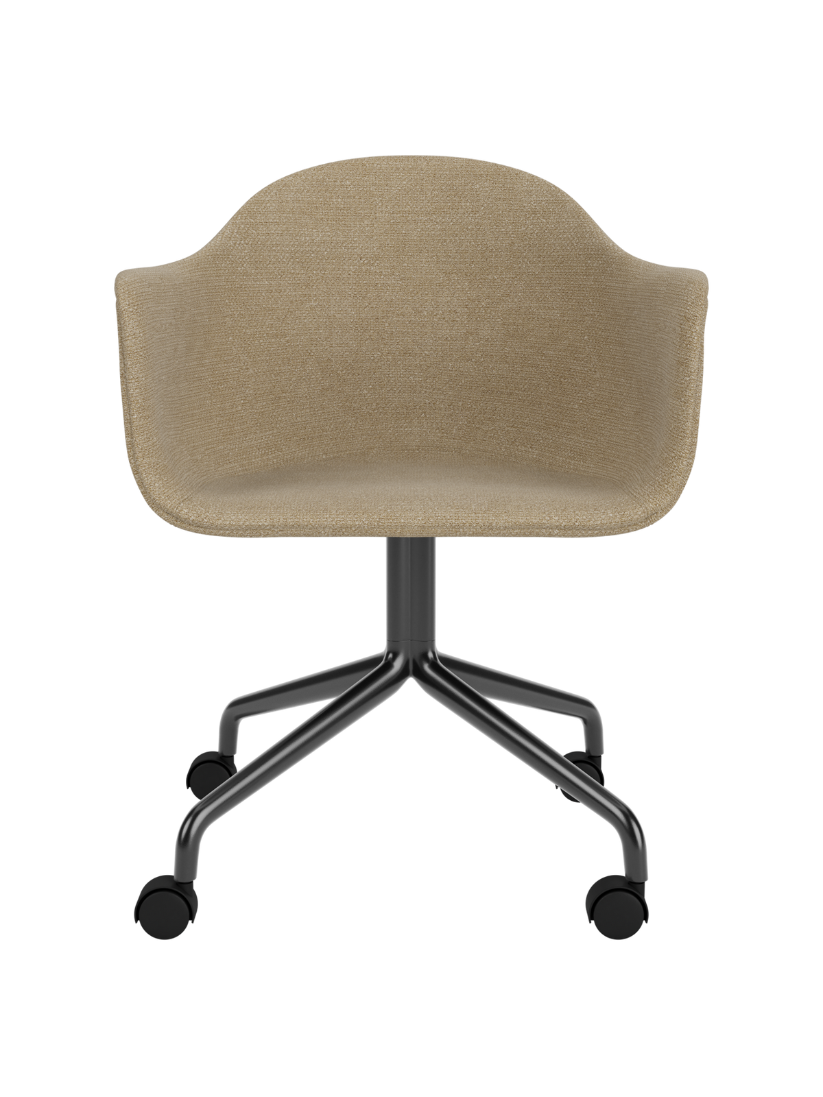 Harbour Dining Chair, Black Star Base w/Casters