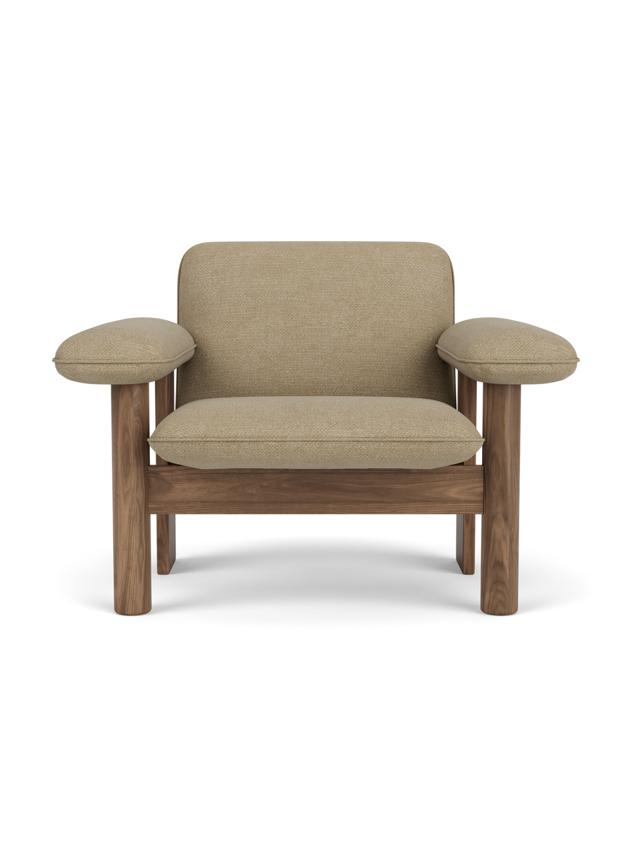 Brasilia Lounge Chair, Low Back, Textile