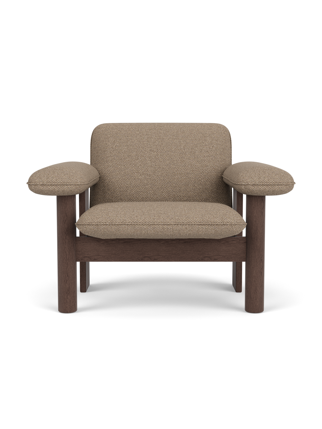 Brasilia Lounge Chair, Low Back, Textile