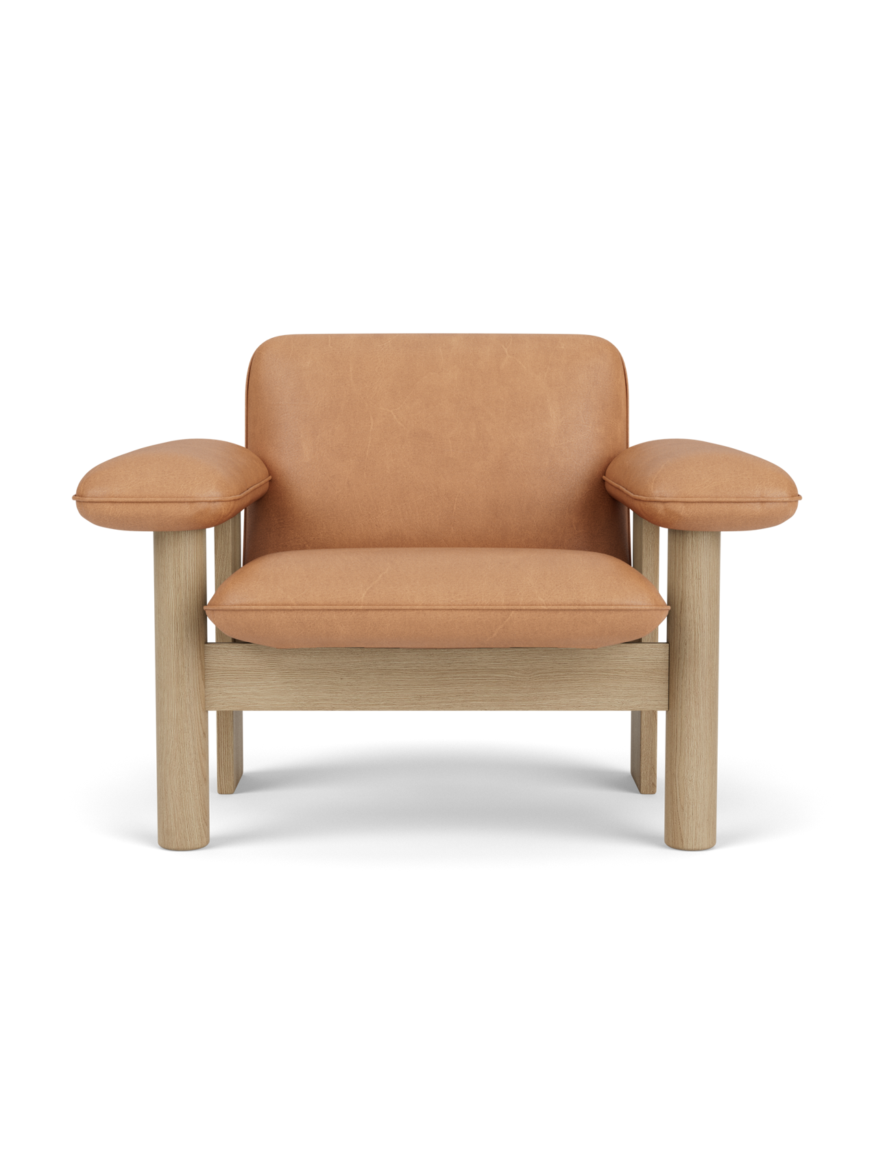 Brasilia Lounge Chair, Low Back, Textile