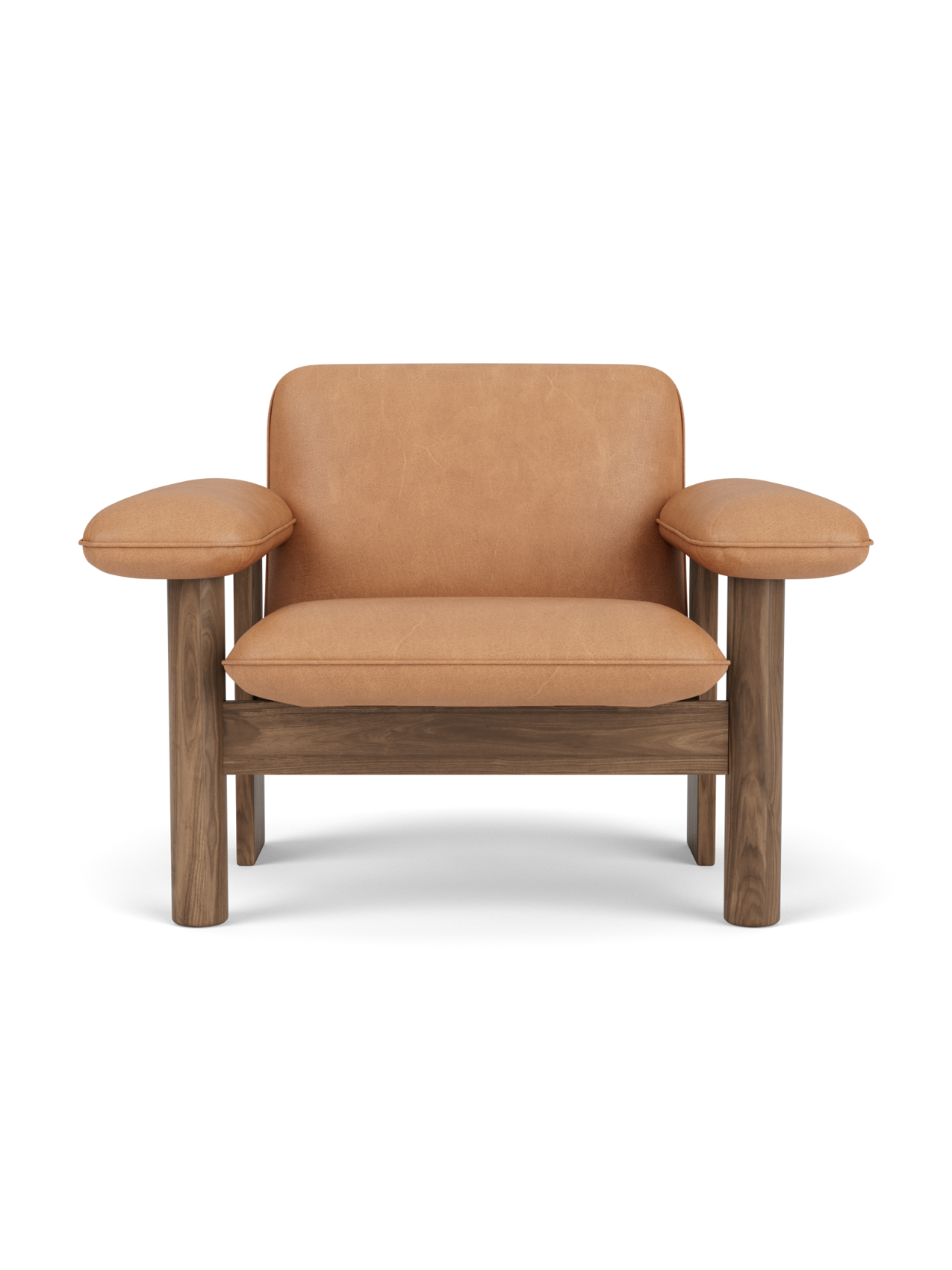 Brasilia Lounge Chair, Low Back, Textile