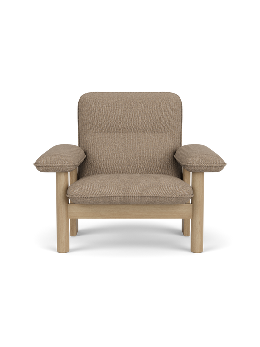 Brasilia Lounge Chair, High Back, Textile