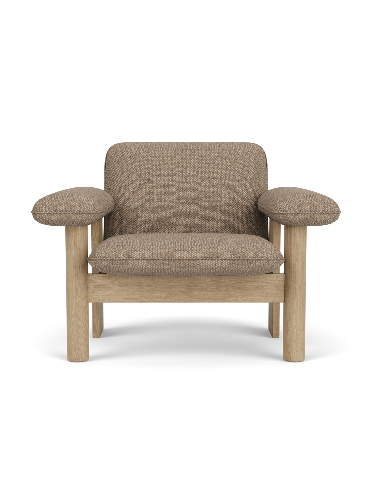Brasilia Lounge Chair, Low Back, Textile