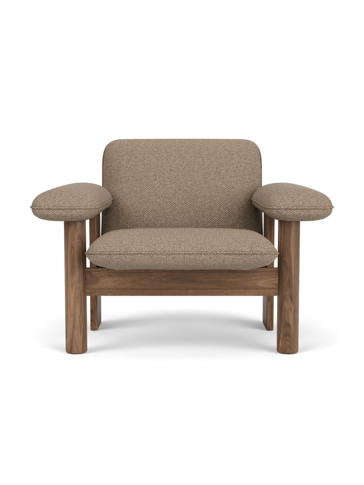 Brasilia Lounge Chair, Low Back, Textile