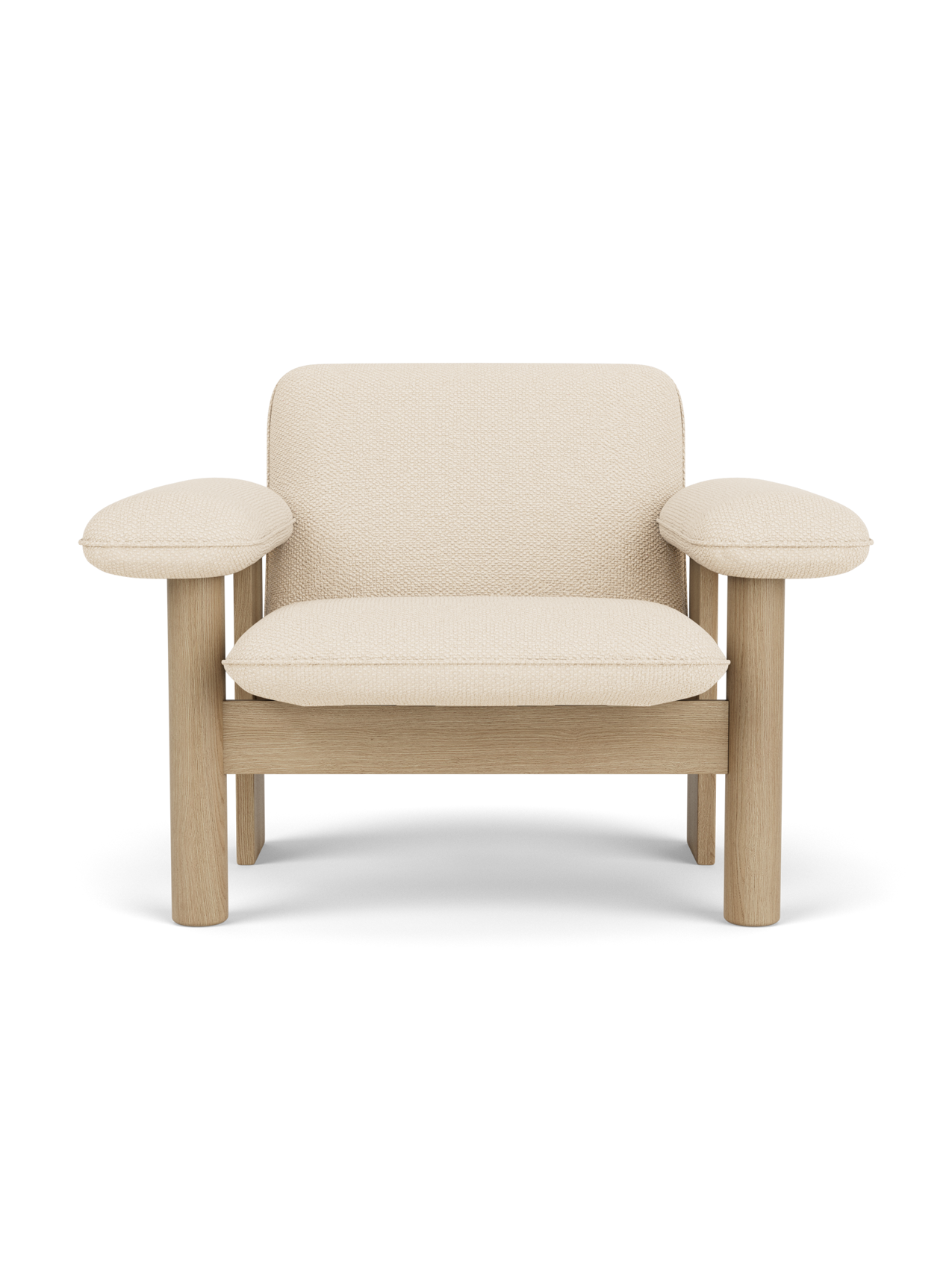 Brasilia Lounge Chair, Low Back, Textile