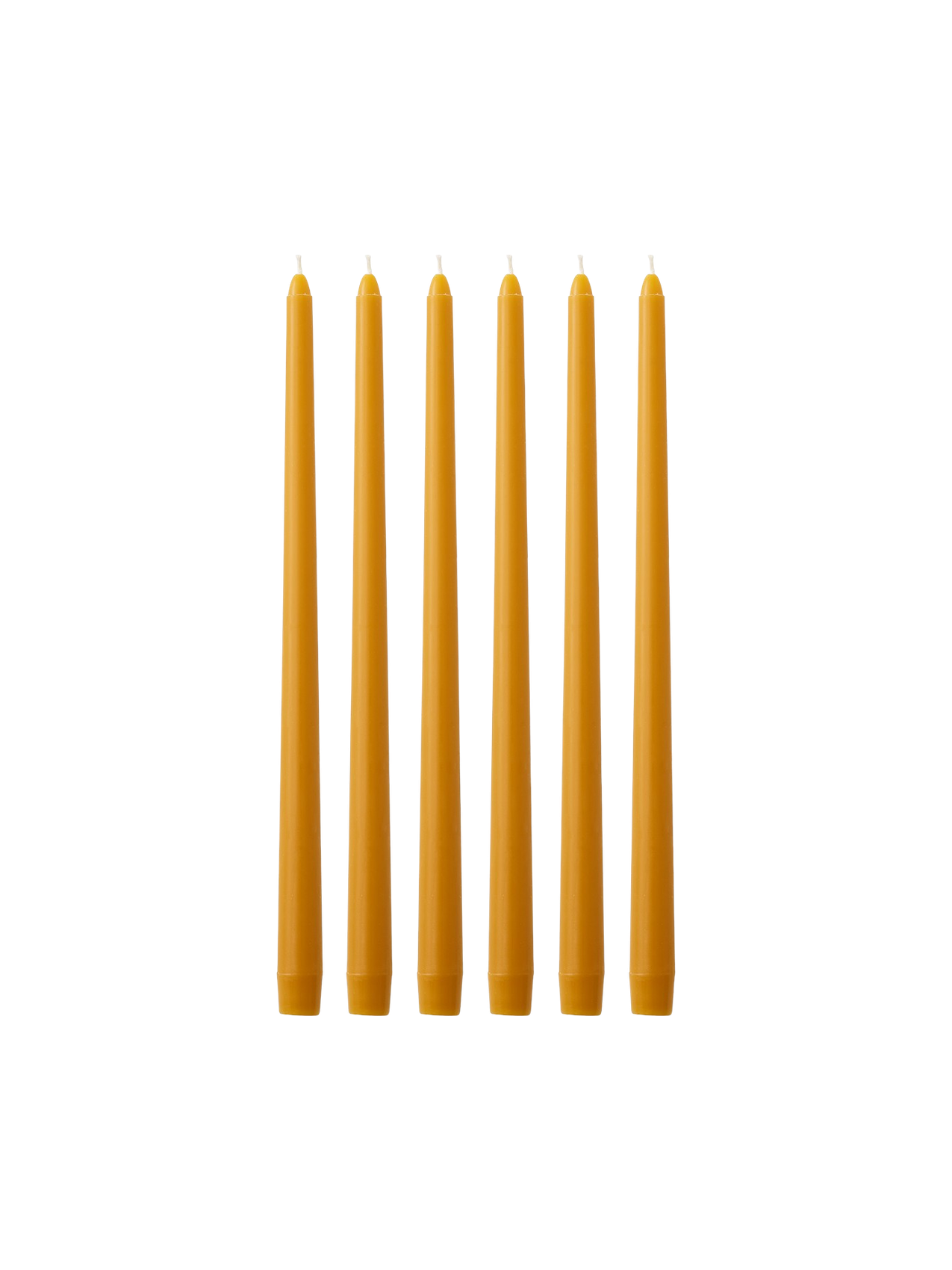Spire Smooth Tapered Candles, Set of 6