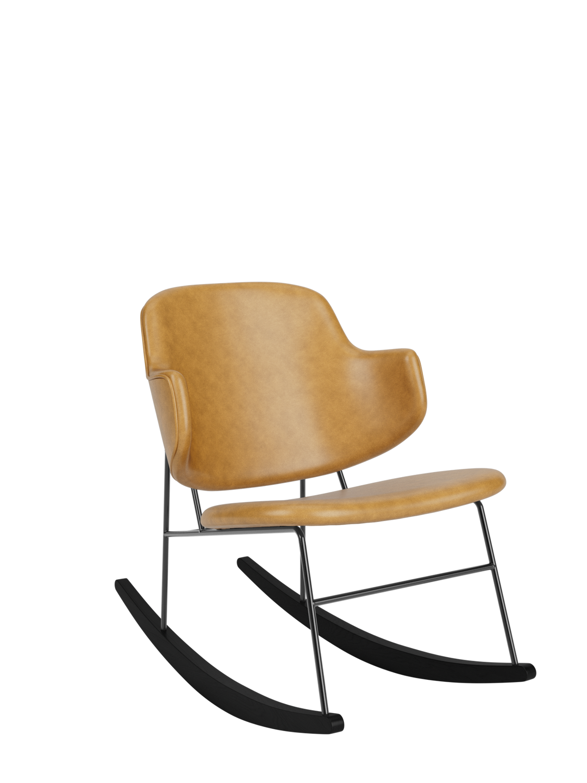 The Penguin Rocking Chair, Upholstered by Ib Kofod-Larsen - Audo The Penguin Rocking Chair, Upholstered by Ib Kofod-Larsen - Audo