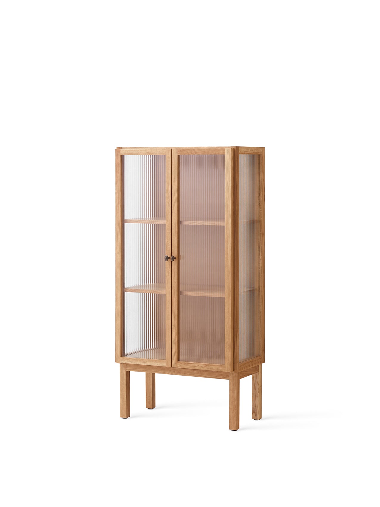 Curiosity Cabinet | Elegant oak cabinet by Mentze Ottenstein