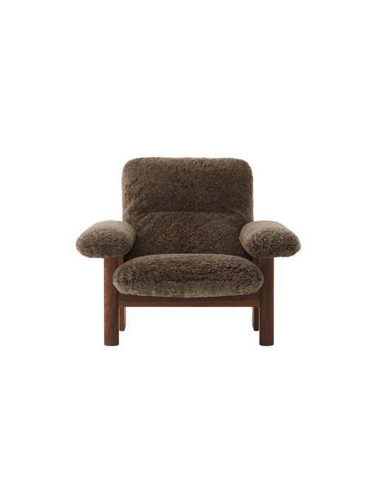 Brasilia Lounge Chair, High Back, Sheepskin