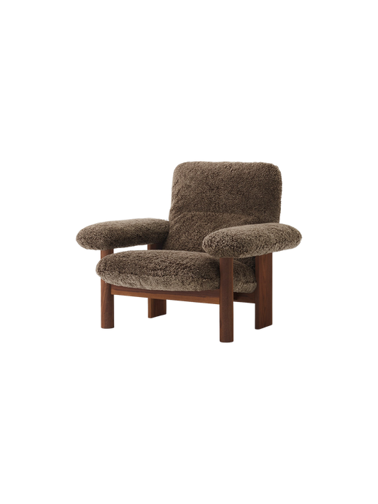 Brasilia Lounge Chair, High Back, Sheepskin