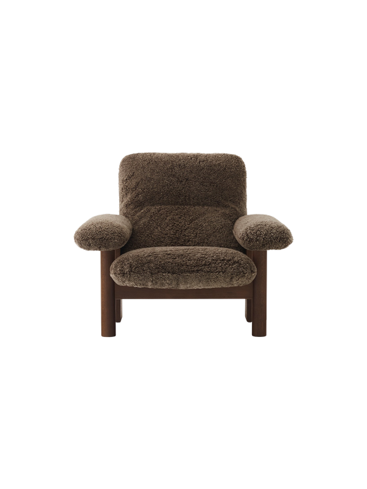 Brasilia Lounge Chair, High Back, Sheepskin
