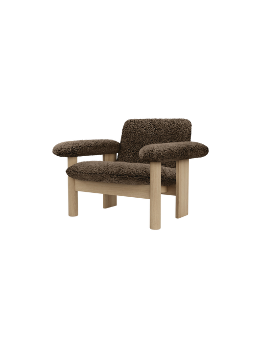 Brasilia Lounge Chair, Low Back, Sheepskin