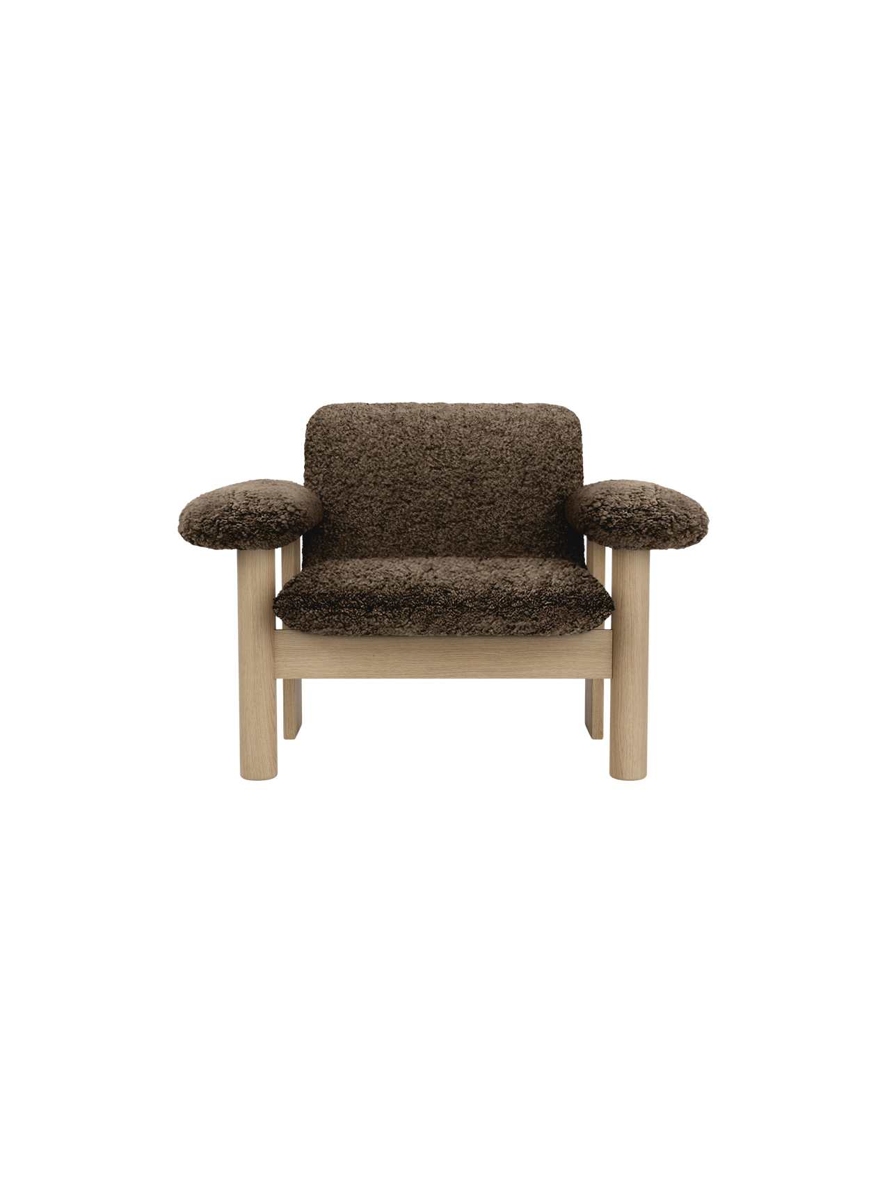 Brasilia Lounge Chair, Low Back, Sheepskin