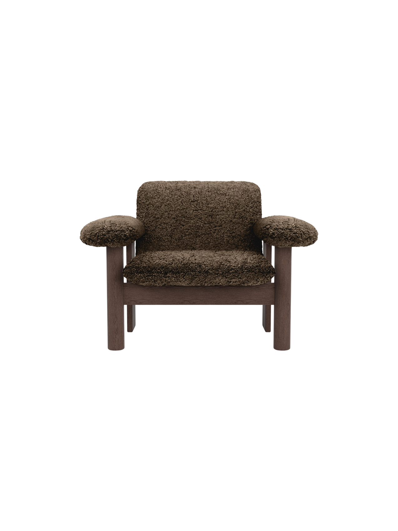 Brasilia Lounge Chair, Low Back, Sheepskin
