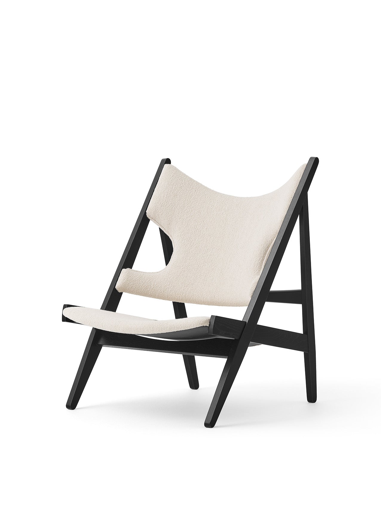 Knitting Lounge Chair, Black Oak