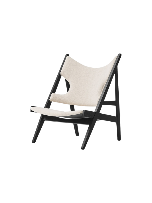 Knitting Lounge Chair, Black Oak