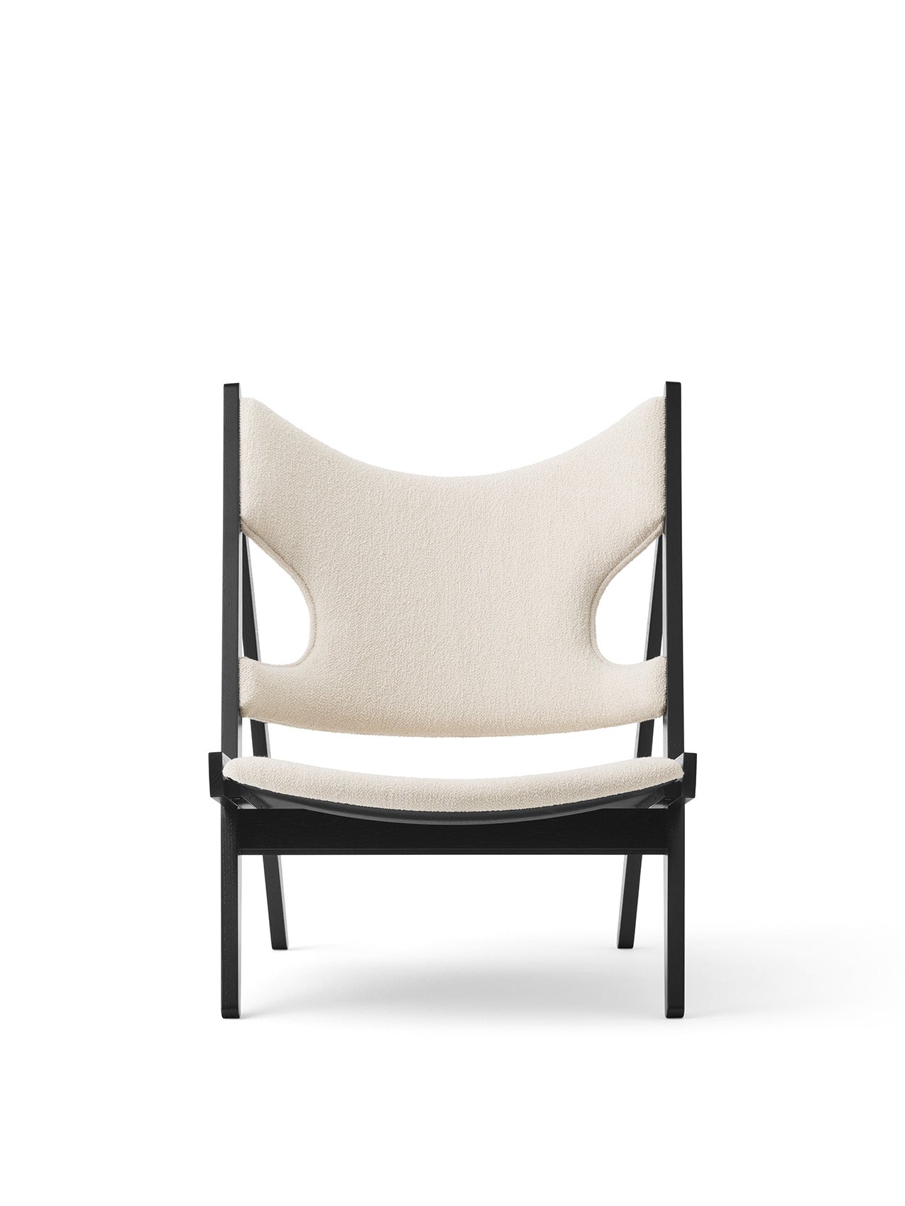Knitting Lounge Chair, Black Oak
