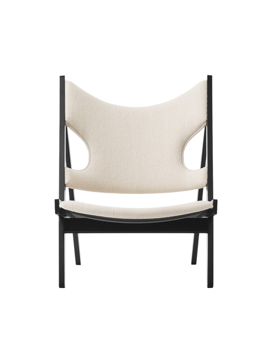 Knitting Lounge Chair, Black Oak